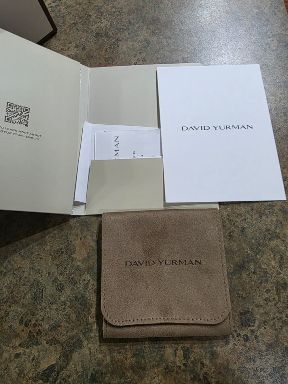 David Yurman: 18K Yellow Gold Cablespira Flex Bracelet, 6mm BRAND NEW W/ PAPERS - Picture 4 of 4